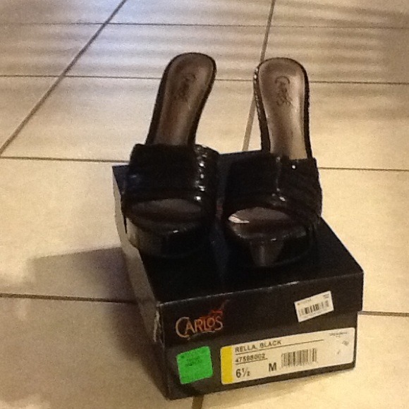 Sexy Carlos Santana Black Heel