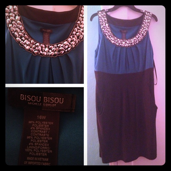 Formal blue/black dress