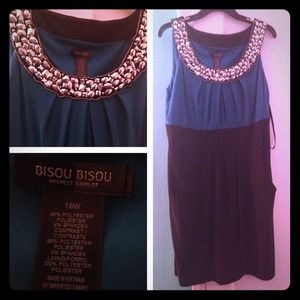 Formal blue/black dress