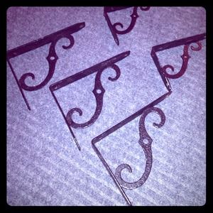 Planter hooks. Antique.