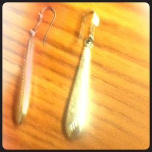 Silver Drop earrings