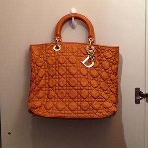 Lady Dior in orange