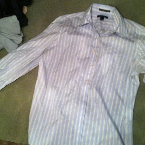 Sz 8 lands end button down