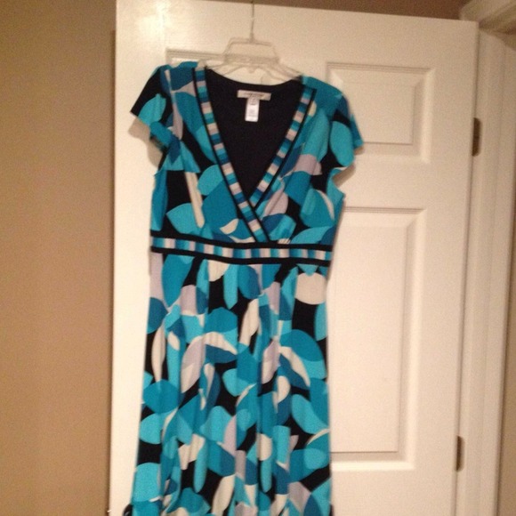 Bundle of Evan picone dress and black white skirt