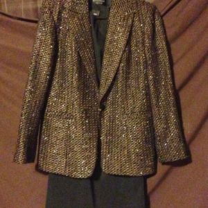 Wool. Dana Buchman suit