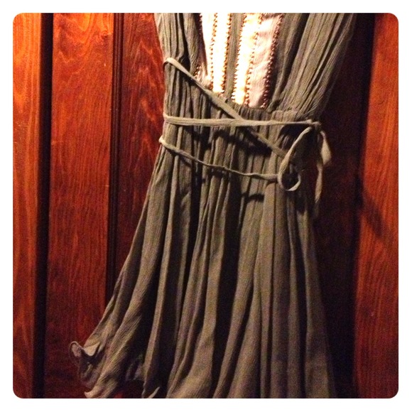 Silk Lined beaded detail dress