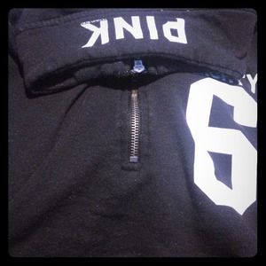 vs pink sweater size L