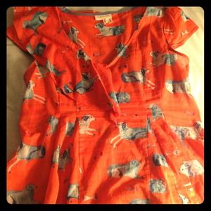 Anthropologie work once orange too