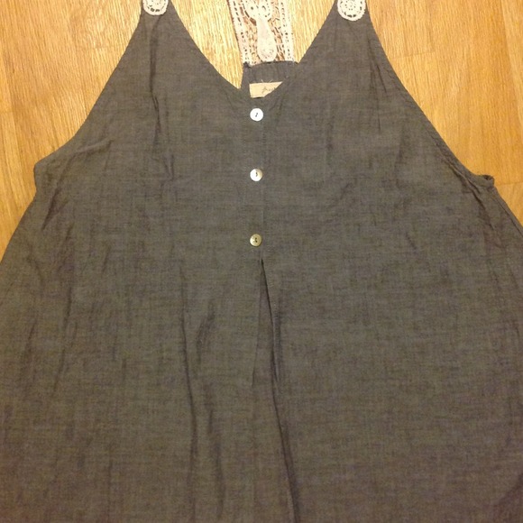 ⚡SOLD⚡Grey Racerback - Picture 3 of 4