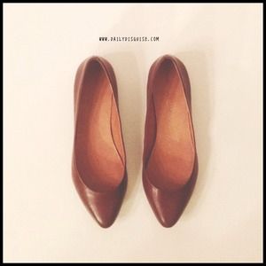 Madewell Shoes - Madewell Sidewalk Skimmer Flats Equestrian Brown Madewell Shoes - Madewell Sidewalk Skimmer Flats Equestrian Brown