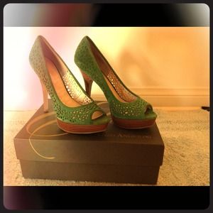 Green shoes only worn once