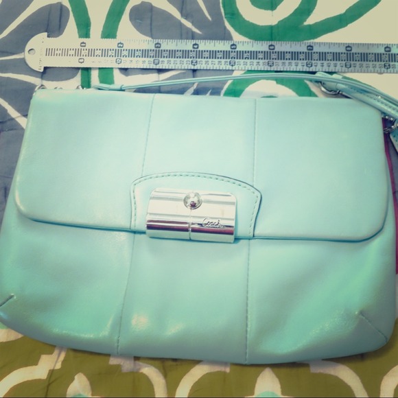SOLD Coach Blue Kristin Crossbody Bag