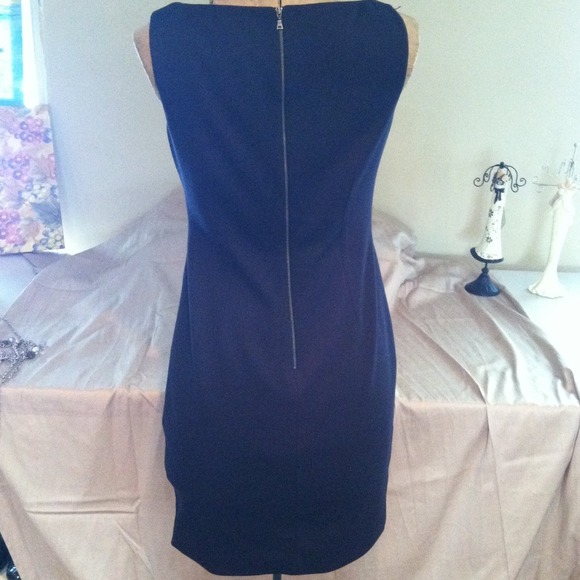 Tahari Navy/Violet Rosa Dress - Picture 3 of 4