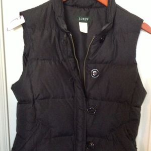 J.Crew Small Black Outerwear Vest