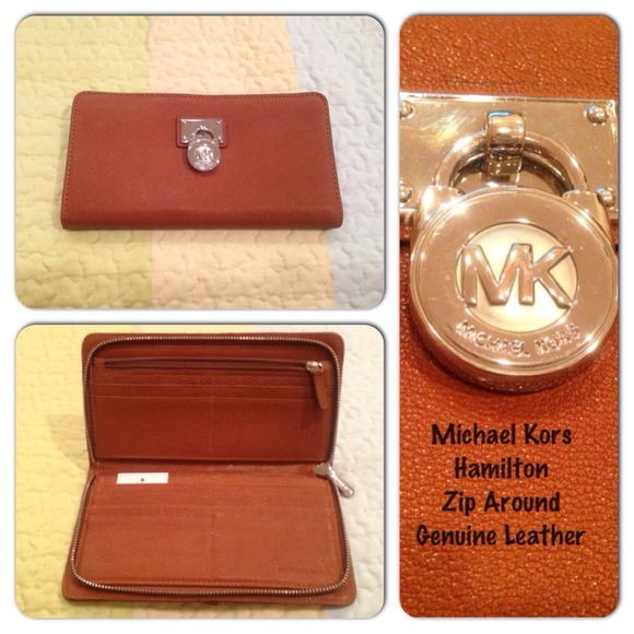 Sold - Michael Kors Hamilton Zip Around Wallet