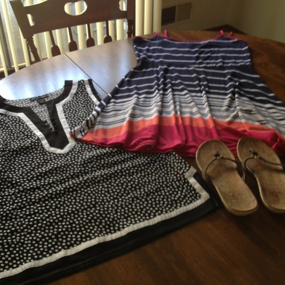 Bundle top dress and shoes RESERVED