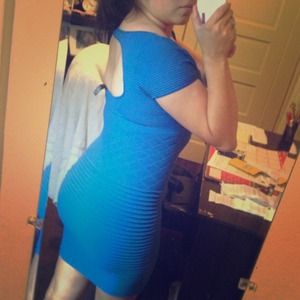 BEBE sexy dress, brings out every woman's curves.