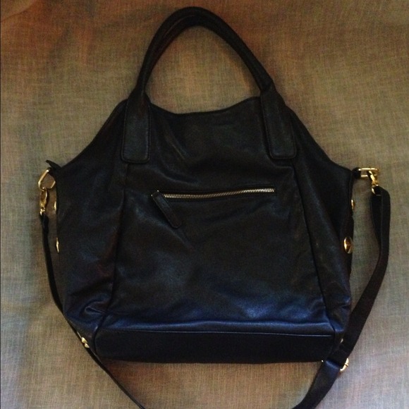 ❌N/A❌UE Urban Expressions Studded Vegan Bag Blk - Picture 3 of 4