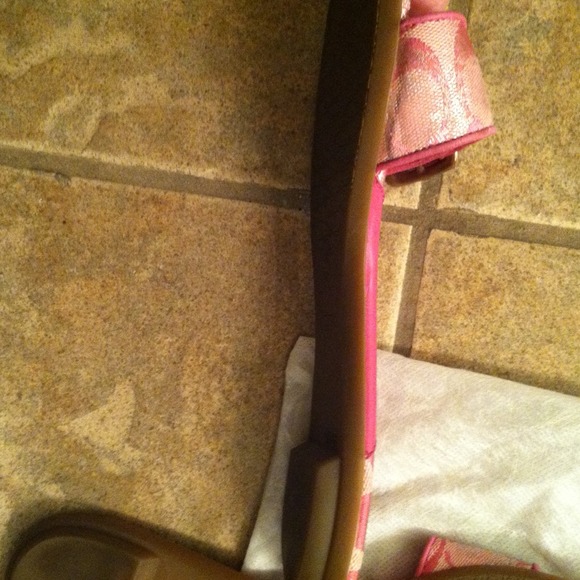 COACH SUMMER SHIMMER SANDALS Reduced - Picture 4 of 4