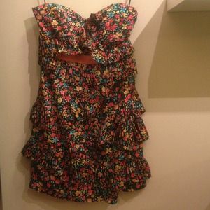 Flirty, salsa-inspired cocktail dress