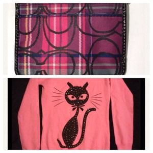 Coach Wallet & Cat Sweater