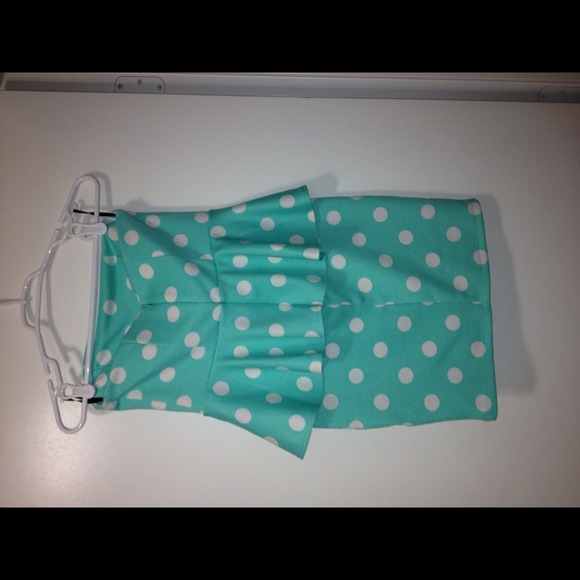 Sexy dress color mint and ivory - Picture 2 of 2