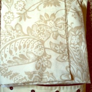 Set 2 pottery barn Hutton drapes