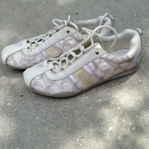 SOLD!!! White Coach sneakers