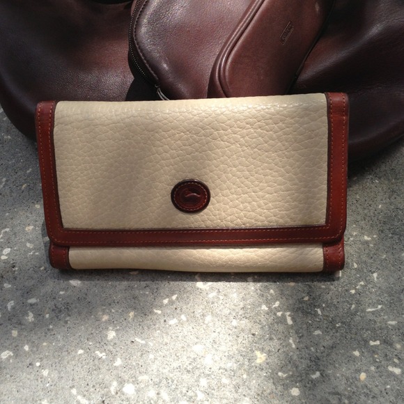 SOLD Authentic Dooney and Bourke check size wallet