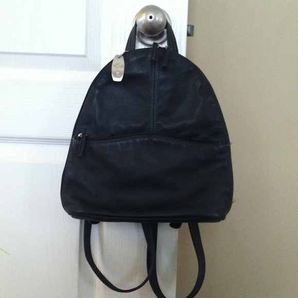 Tignanello leather backpack purse