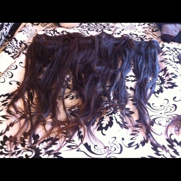 24" inch Dark brown Hair extensions