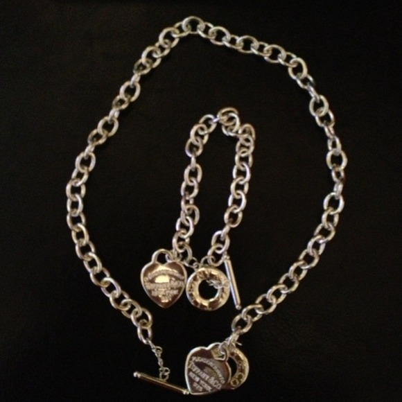 Tiffany inspired necklace and bracelet