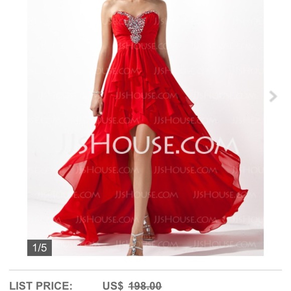 Blue A-line/ princess sweetheart chiffon dress