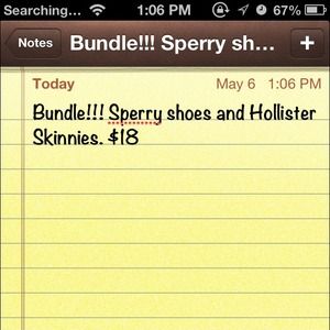 Blue Sperry shoes and green Hollister Skinnies