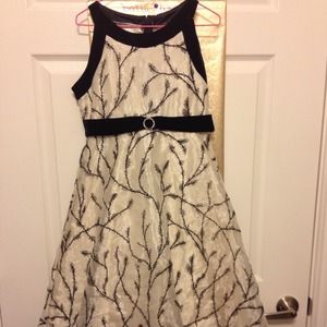 Black & White little girls dress