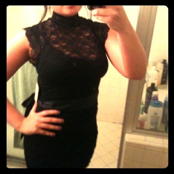 Black Lace Dress - Forever 21 - Picture 1 of 2
