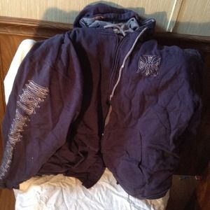 Men west coast choppers hoodie