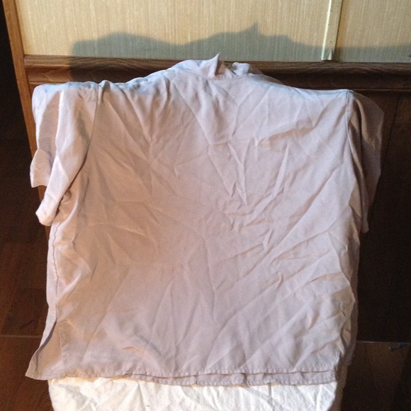 Ladies polyester pretty grey blouse