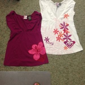 ❌Traded❌Two ROXY tops