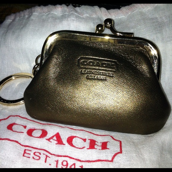 Authentic coach coin purse