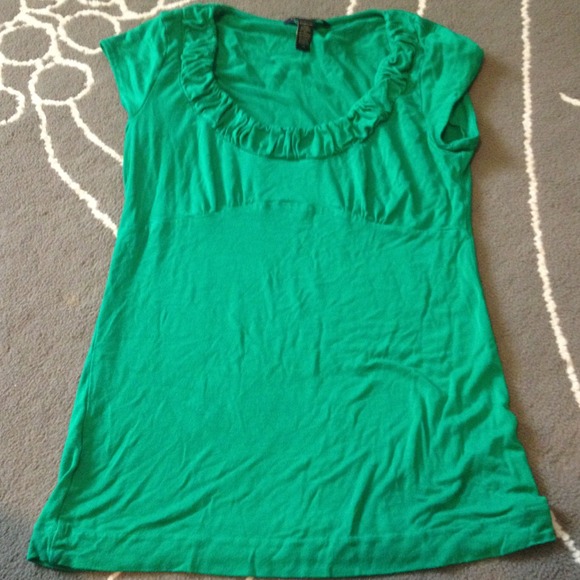 Emerald cap sleeve tee