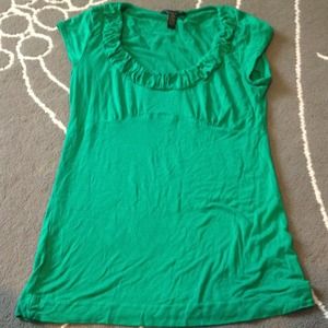 Emerald cap sleeve tee