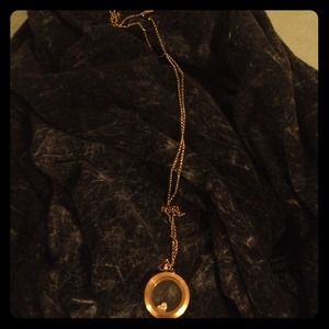 Authentic Origami owl Necklace & charm