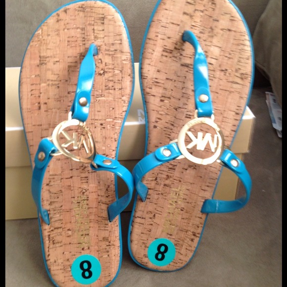 MICHAEL Michael Kors Shoes - MK Charm Jelly Sandals blue,white,pink Bundle