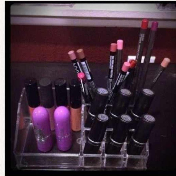 Set of 3 makeup storage organizer