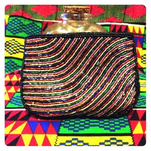 *Bundled* Beaded coin purse