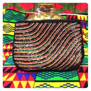 *Bundled* Beaded coin purse