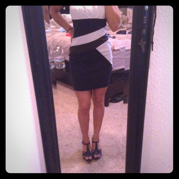 White, royal blue and gray dress 🎀