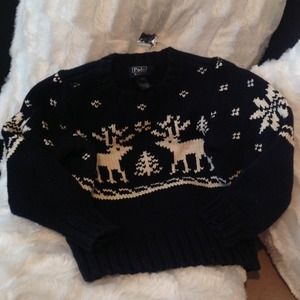 Handsome toddler  Ralph Lauren sweater