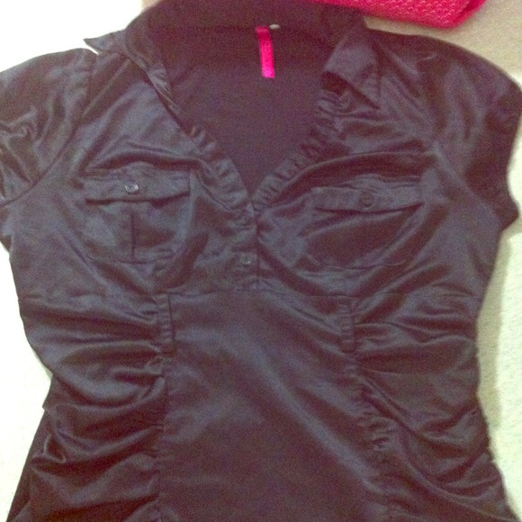 🌸Bundle for msbeck🌸 Black silky shirt